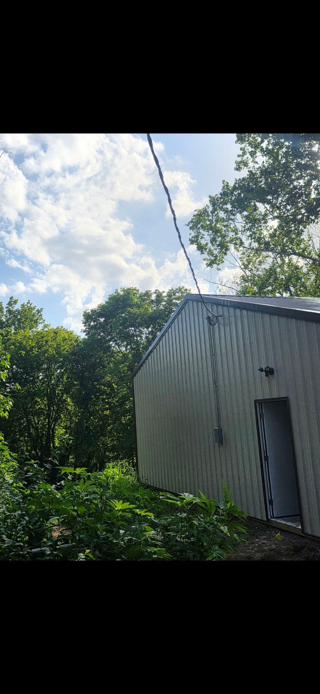 Gallery photos for Overhead Service and Panel Install for Detached Metal Building: Image #3