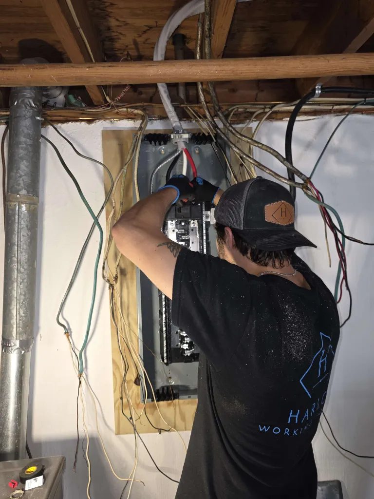 Panel Install In Progress